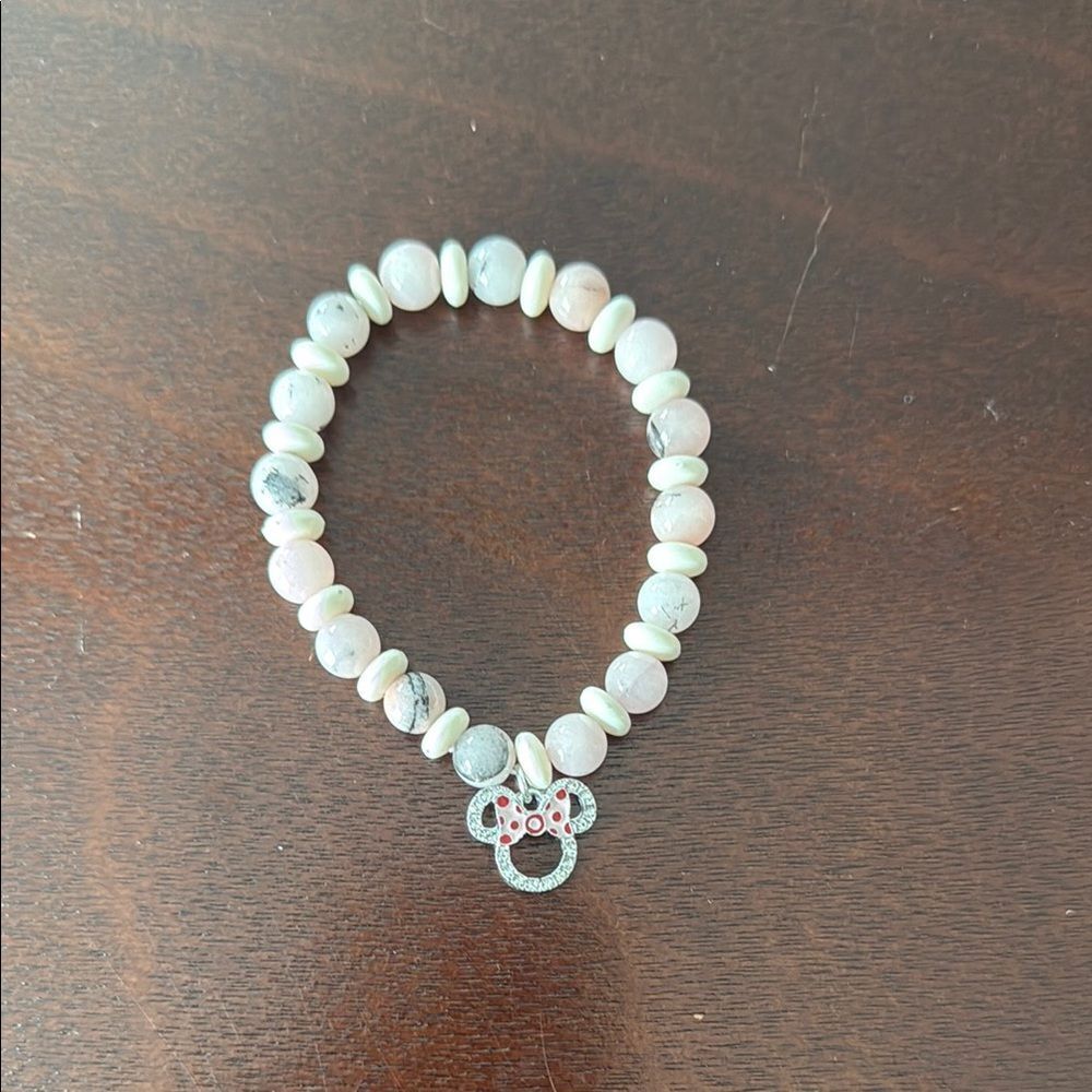 Elegant Bracelet with Minnie Mouse Charm